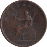  Великобритания. 1/2 пенни 1806 год. Георг III. 