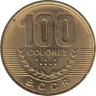  Коста-Рика. 100 колонов 2007 год. Герб. 