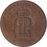  Швеция. 5 эре 1904 год. Король Оскар II. 