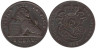  Бельгия. 1 сантим 1882 год. Лев. DES BELGES 