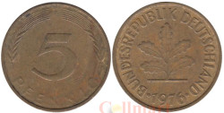 ФРГ. 5 пфеннигов 1976 год. (G)