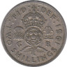  Великобритания. 2 шиллинга (флорин) 1951 год. Король Георг VI. 