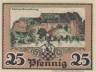 Бона. Германия. Роннебург 25 пфеннигов 1921 год. Нотгельд. (XF) 