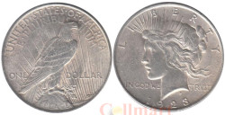 США. 1 доллар 1923 год. Мирный доллар.