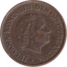  Нидерланды. 5 центов 1952 год. Королева Юлиана. 