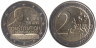  Люксембург. 2 евро 2018 год. 150 лет Конституции Люксембурга. 