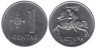  Литва. 1 цент 1991 год. 