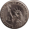  США. 1 доллар 2015 год. 36-й президент Линдон Джонсон (1963–1969). (Р) 