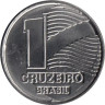  Бразилия. 1 крузейро 1990 год. Флаг Бразилии. 