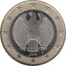  Германия. 1 евро 2002 год. Федеральный орёл. (A) 