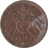  Германская империя. 2 пфеннига 1913 год. (F) 