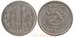 Финляндия. 1 марка 1964 год.