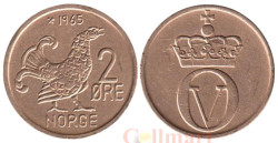 Норвегия. 2 эре 1965 год. Глухарь.