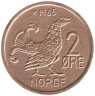  Норвегия. 2 эре 1965 год. Глухарь. 