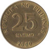  Филиппины. 25 сентимо 2000 год. 