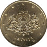  Латвия. 50 евроцентов 2014 год. 