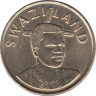  Свазиленд. 1 лилангени 2002 год. Дзеливе Шонгве - королева Свазиленда. 