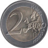  Латвия. 2 евро 2019 год. Восходящее солнце. 