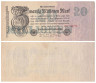  Бона. Германия (Веймарская республика) 20.000.000 марок 1923 год. P-97b.1 (VF) 