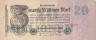  Бона. Веймарская республика 20.000.000 марок 1923 год. P-97b.1 (VF) 