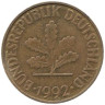  ФРГ. 10 пфеннигов 1992 год. (F) 