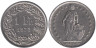  Швейцария. 1 франк 1973 год. Гельвеция. 