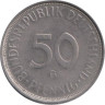  ФРГ. 50 пфеннигов 1974 год. (G) 