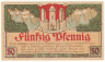  Бона. Германия. Майнинген 50 пфеннигов 1920 год. Нотгельд. (XF) 