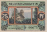  Бона. Германия. Нойштадт-ин-Хольштайн 25 пфеннигов 1921 год. Дом. Нотгельд. (XF) 