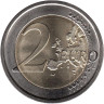  Ирландия. 2 евро 2012 год. 10 лет наличному обращению евро. 