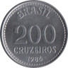  Бразилия. 200 крузейро 1986 год. 