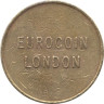  Великобритания. Жетон игровой Eurocoin Лондон. 