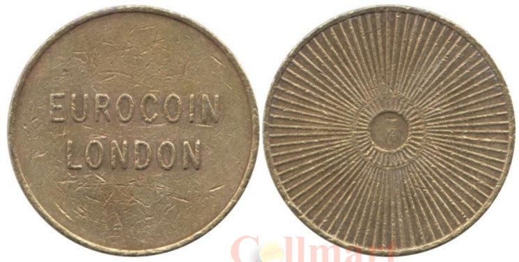  Великобритания. Жетон игровой Eurocoin Лондон. 