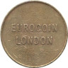  Великобритания. Жетон игровой Eurocoin Лондон. 
