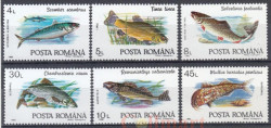 Набор марок. Румыния. Рыбы (1992). 6 марок
