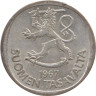  Финляндия. 1 марка 1967 год. Герб. 