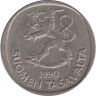  Финляндия. 1 марка 1990 год. Герб. 