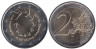  Словения. 2 евро 2017 год. 10 лет введению евро в Словении. 