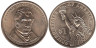  США. 1 доллар 2009 год. 9-й президент Уильям Генри Гаррисон. (1841). (D) 