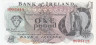  Бона. Северная Ирландия 1 фунт 1980 год. Гиберния. (Пресс) 