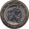  Латвия. 1 евро 2014 год. Милда. 