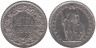  Швейцария. 1/2 франка 1975 год. Гельвеция. 