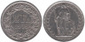  Швейцария. 1/2 франка 1975 год. 
