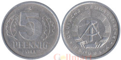ГДР. 5 пфеннигов 1983 год.