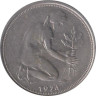  ФРГ. 50 пфеннигов 1974 год. (F) 