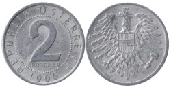 Австрия. 2 гроша 1966 год.