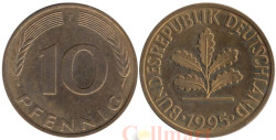 ФРГ. 10 пфеннигов 1995 год. (F)