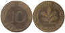  ФРГ. 10 пфеннигов 1995 год. (F) 