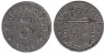  Германия. Рот. 5 пфеннигов 1918 год. Нотгельд. 
