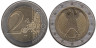  Германия. 2 евро 2003 год. Федеральный орёл. (G) 
